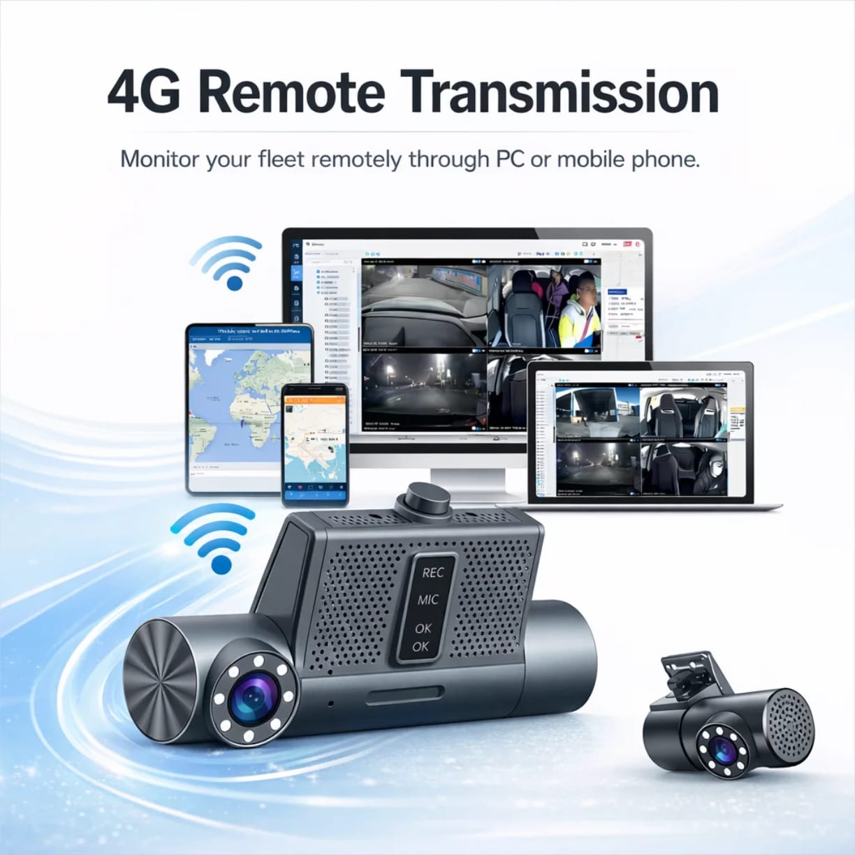 Dashcam 4G Full HD - vue 1