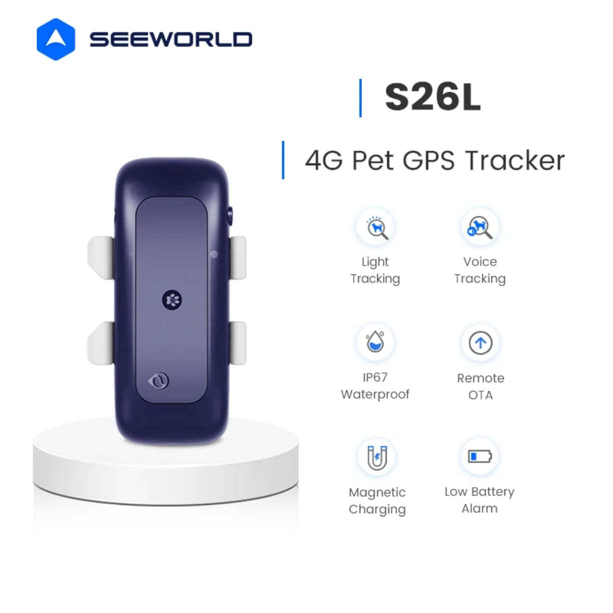 Traceur GPS Animaux Seeworld S26L - vue 2
