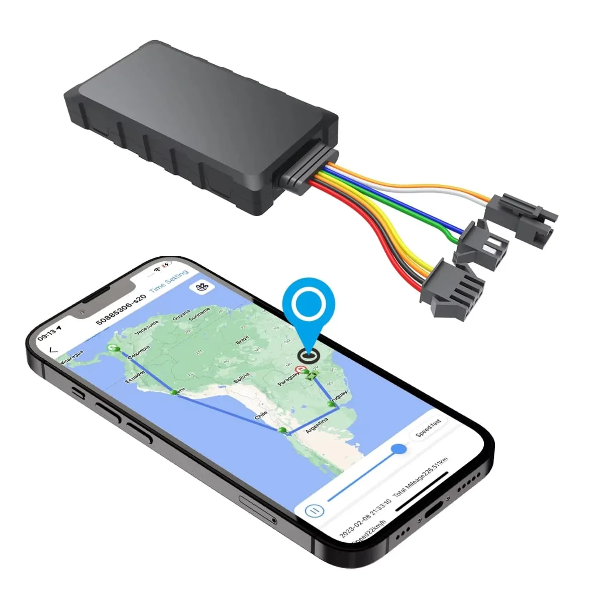 Traceur GPS Auto multifonctions - vue 1