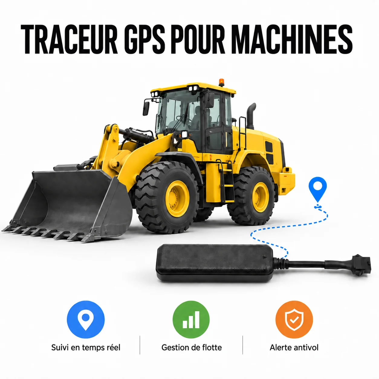 Traceur GPS économique pour machines GT06 - vue 1