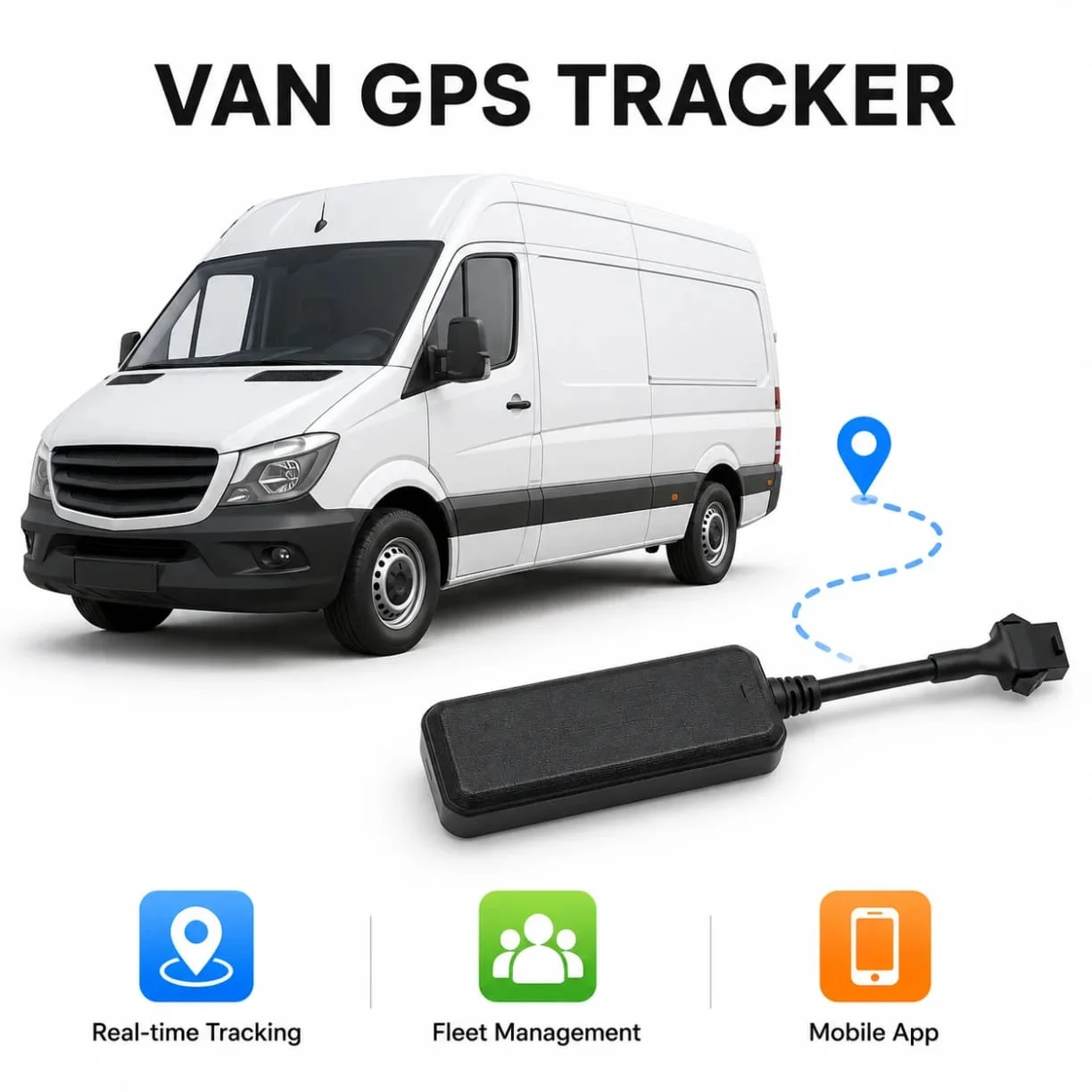 Traceur GPS économique pour Camionnette et Bus - vue 1