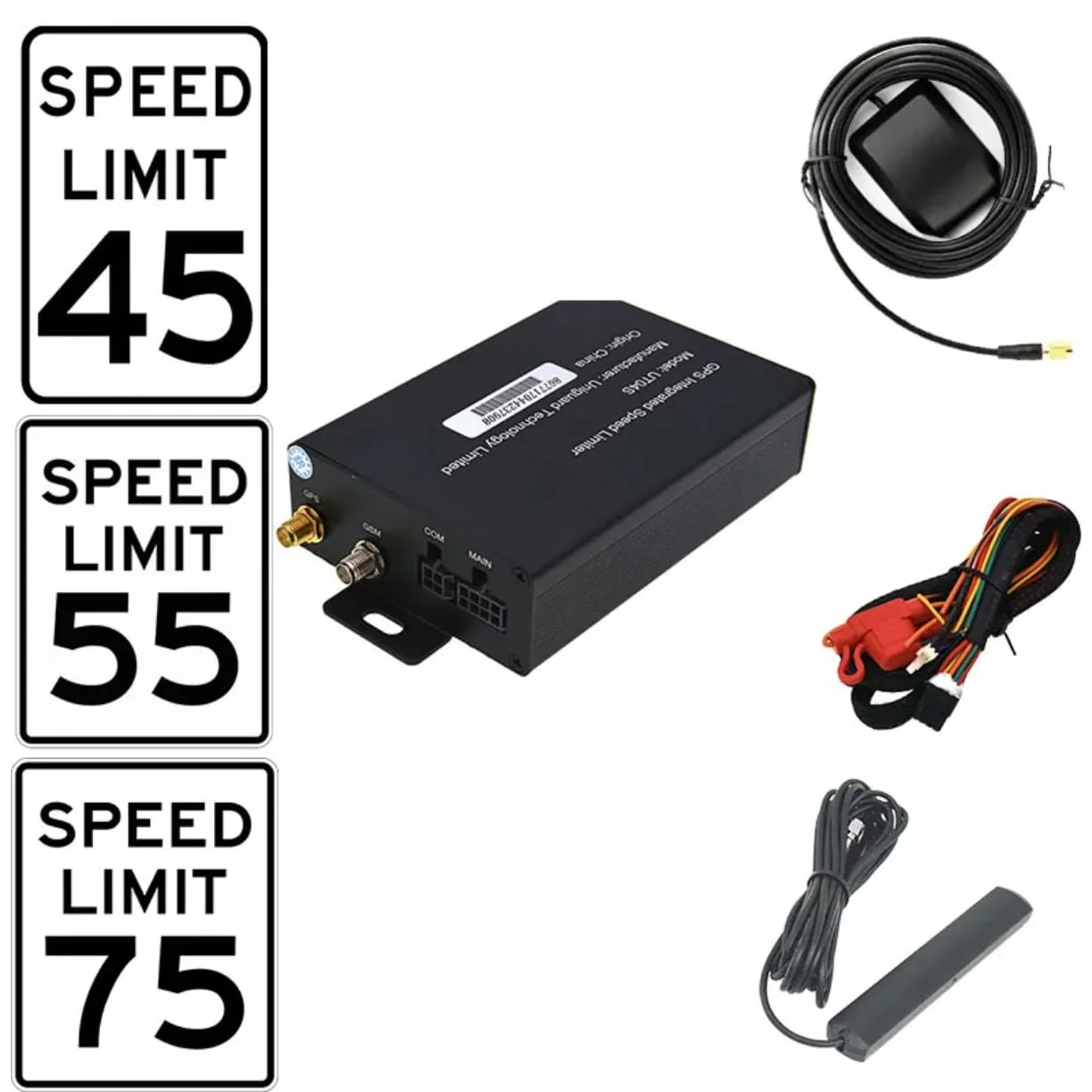 Traceur GPS avec limiteur de vitesse - vue 1